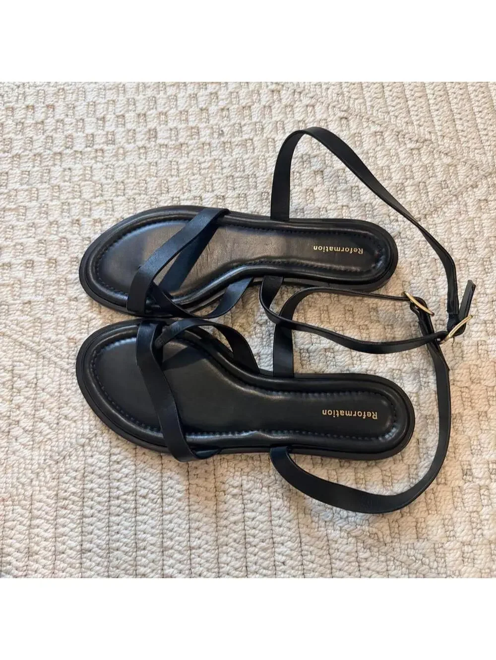 Reformation Jane Flat Sandal